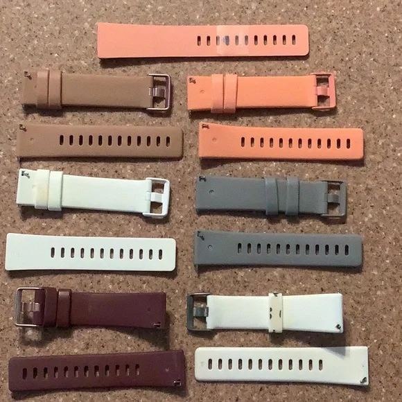 🌹6 complete FitBit Versa watch bands (4 NWOT) - Picture 9 of 14